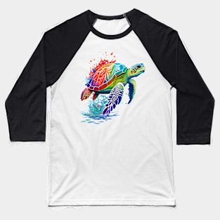 Sea Turtle Baseball T-Shirt